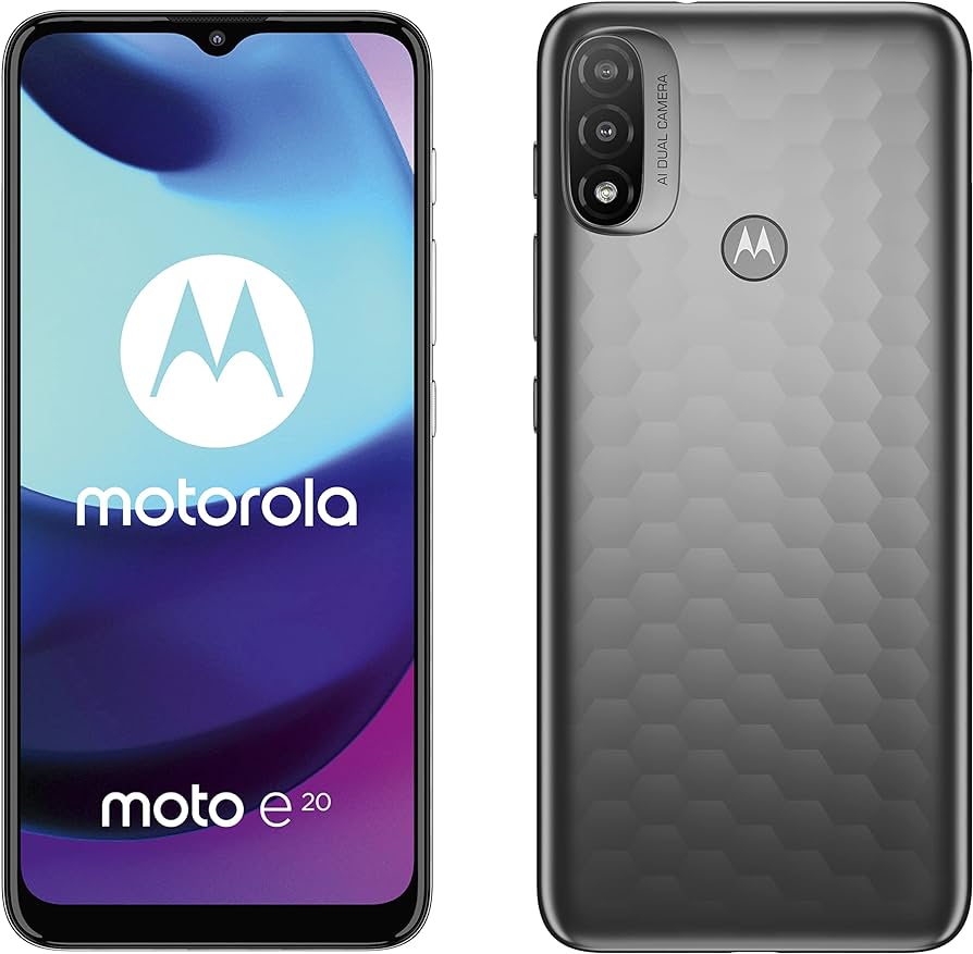 Motorola Moto E20 (32 GB) Grigio - Grado estetico: Ottimo - Batteria Standard