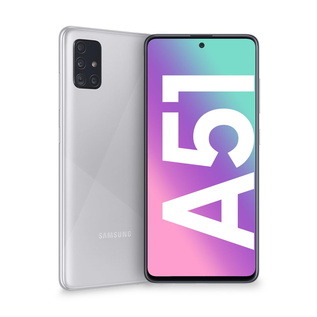 Samsung Galaxy A51 (128 GB) Argento - Grado estetico: Buono - Batteria Standard