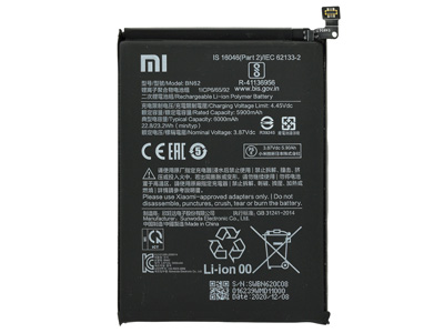 Xiaomi Poco M3 Batteria