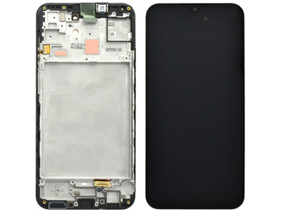 Samsung A15 Service Pack LCD + Touchscreen + Frame + Swich Tasti Laterali Black GH82 - 33637A