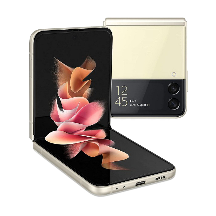 Samsung Galaxy Z Flip 3 (128 GB) Crema - Grado Estetico: Ottimo - Batteria Standard