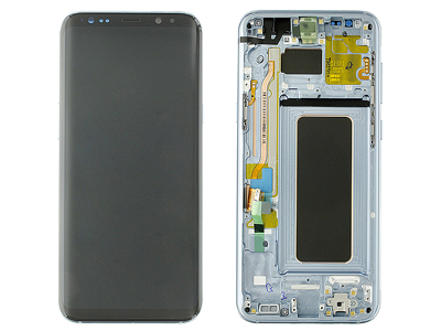Samsung Galaxy S8 Plus Service Pack LCD + Touchscreen + Altoparlante + Tasti Laterali Orchid Grey GH97 - 20470C