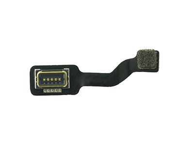Apple iPhone 8 Flat Cable + Connettore di Ricarica + Microfono Nero (No Logo)