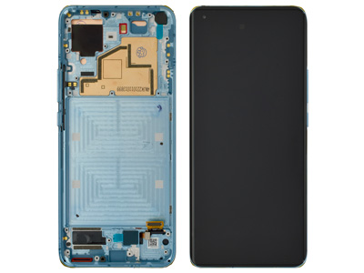 Xiaomi MI 11 5G LCD + Touch Screen + Frame + Tasti Laterali Horizon Blue