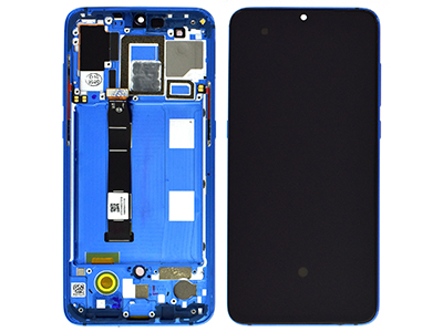 Xiaomi MI 9 LCD + Touchscreen +Frame Blu - Compatibile