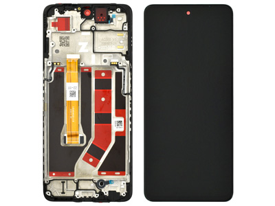 Oppo A98 5G LCD + Touch Screen + Frame + Switch Tasti Laterali Black