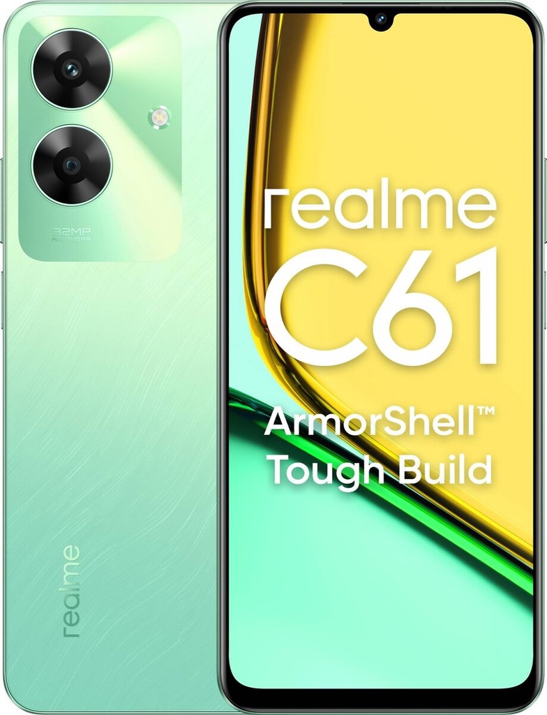 Realme C61 (128 GB) Verde - Grado Estetico: Ottimo - Batteria Standard