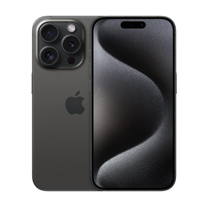 Apple iPhone 15 Pro (128 GB) Titanio Nero - Grado Estetico: Eccellente - Batteria Nuova