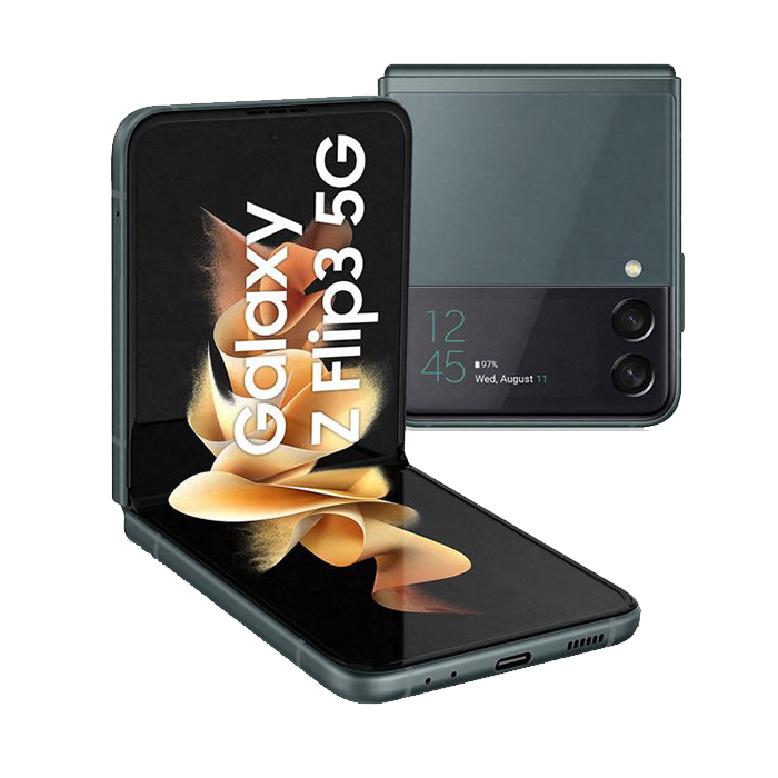 Samsung Galaxy Z Flip 3 (256 GB) Verde - Grado Estetico: Buono - Batteria Standard