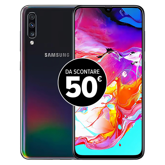 Samsung Galaxy A70 (128 GB) Nero - Grado Estetico: Buono - Batteria Standard