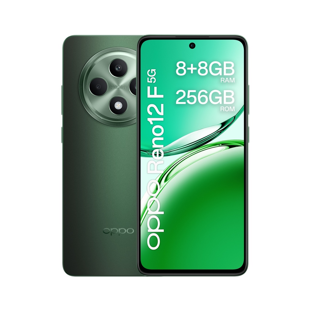 Oppo Reno 12F (256 GB) Verde Oliva - Grado Estetico: Ottimo - Batteria Standard