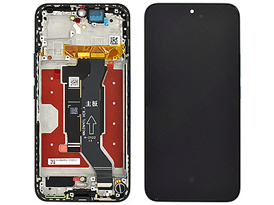 Honor HONOR 400 Lcd + Touch Screen + Frame + Tasti Laterali Midnight Black