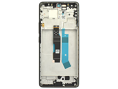 XIAOMI REDMI NOTE 14 PRO 4G-Lcd + Touch Screen + Frame + Tasti Laterali Midnight Black