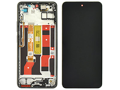 Oppo A5 PRO 5G Lcd + Touch Screen + Frame + Tasti Laterali Black Brown