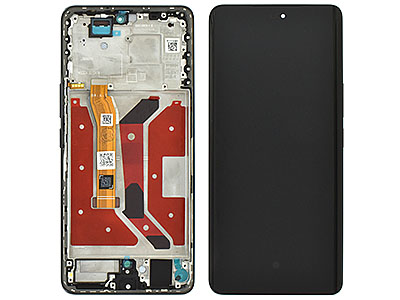 Honor MAGIC 7 LITE Lcd + Touch Screen + Frame + Tasti Laterali Titanium Black