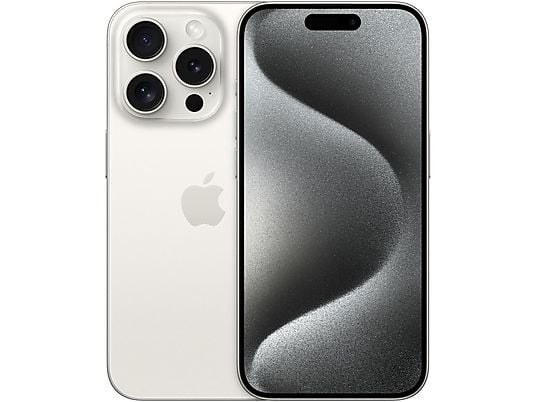 Apple iPhone 15 Pro (128 GB) Titanio Bianco - Grado Estetico: Buono Plus - Batteria Nuova