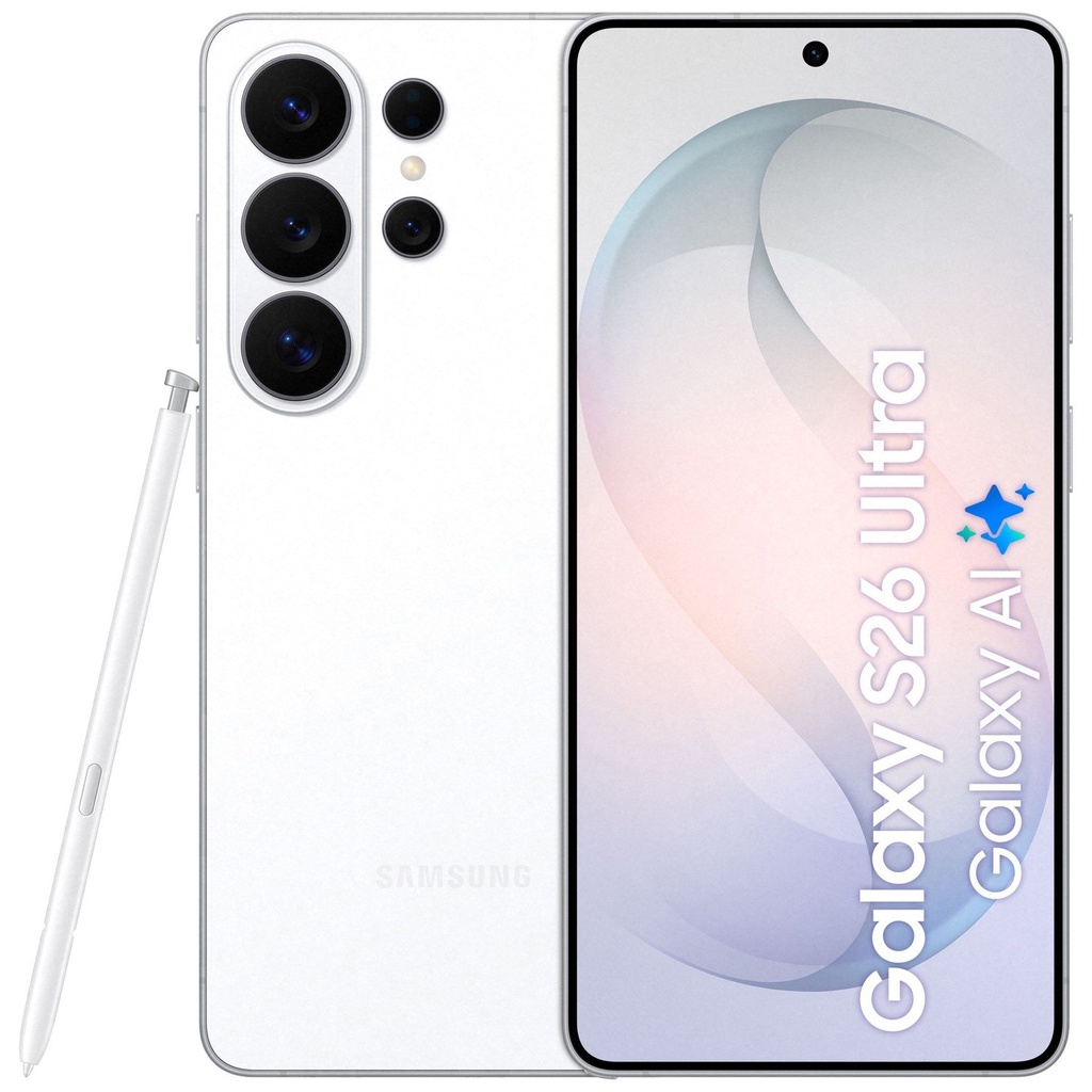 Samsung Galaxy S26 Ultra 5G (256 GB) Titanio Bianco - Grado Estetico: Eccellente - Batteria Standard