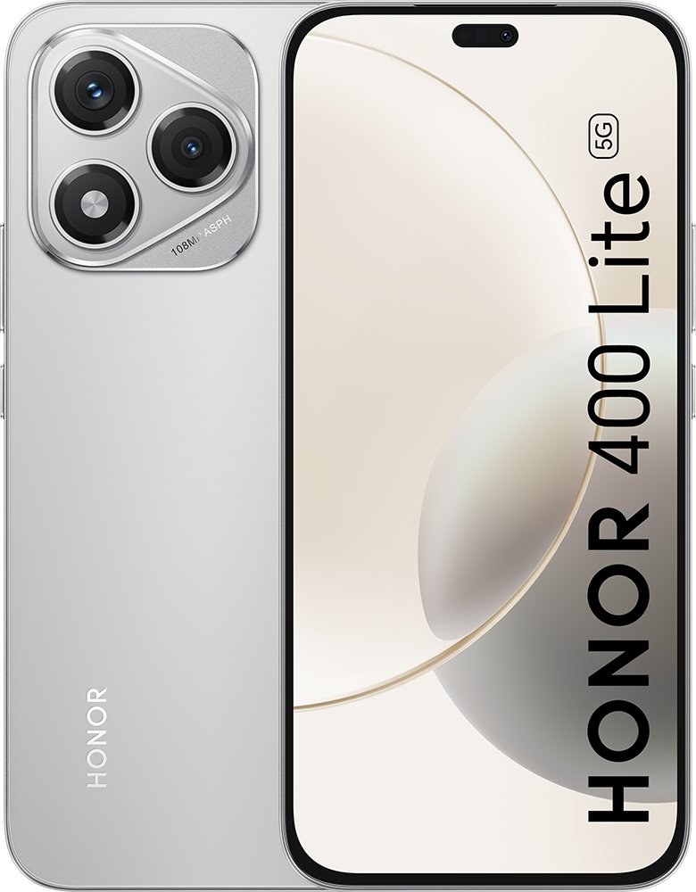 Honor 400 Lite (256 GB) Argento - Grado Estetico: Ottimo - Batteria Standard