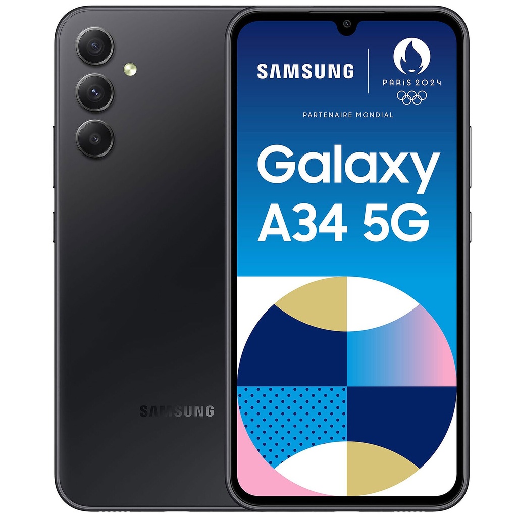 Samsung Galaxy A34 (256 GB) Grafite - Grado Estetico: Buono - Batteria Standard