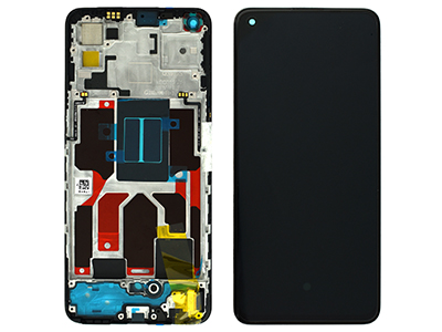 Oppo Find X3 Lite Service Pack LCD + Touchscreen + Frame + Switch Tasti Laterali - Nero