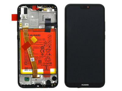 Huawei P20 Lite Service Pack LCD + Touch + Frame Nero - 02351XTY