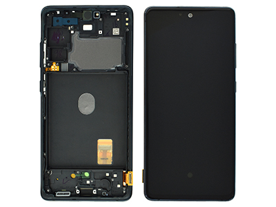Samsung Galaxy S20 FE Service Pack LCD + Touchscreen + Frame + Tasti Laterali - Nero GH82 - 24214A