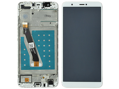 [HWHPSMDSCW] Huawei P Smart LCD + Touchscreen + Frame Bianco - Compatibile