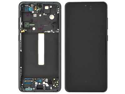 [SGS22FEDSOG] Samsung Galaxy S21 FE Service Pack LCD + Touchscreen + Frame + Tasti Laterali Graphite GH82 - 26420A
