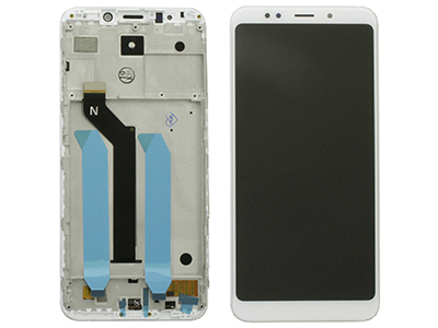 [XR05PLDSCB] Xiaomi Redmi 5 Plus LCD + Touch Screen + Frame Bianco