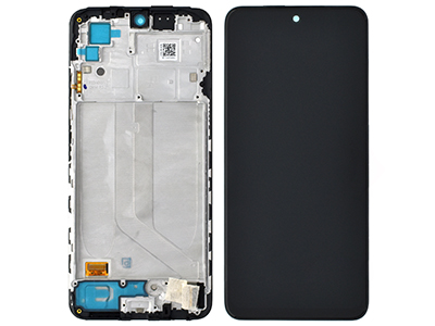 [XMRN10DSNC] Xiaomi Redmi Note 10 4G LCD + Touchscreen + Frame + Switch Tasti Laterali Black