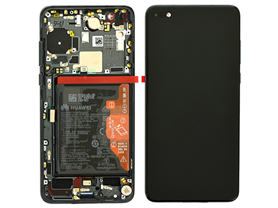 [HWHP40DSON] Huawei P40 LCD + Touchscreen + Frame Nero