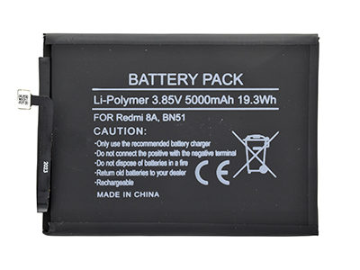[XR008BTC] Xiaomi Redmi 8 Batteria Compatibile