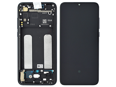 [XMI9LDSON] Xiaomi MI 9 Lite LCD + Touchscreen + Frame + Tasti Laterali Onyx Grey