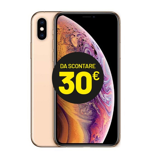 [APPIPXS64R31] Apple iPhone XS (64 GB) Oro - Grado Estetico: Buono - Batteria Nuova