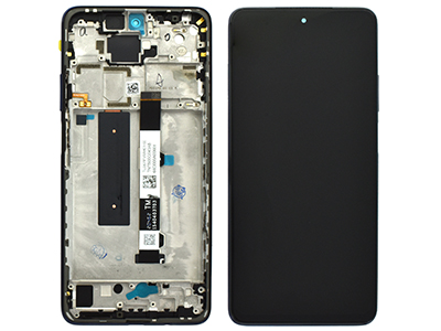 [XMM10TLDSABC] Xiaomi MI 10T Lite LCD + Touch Screen + Frame + Tasti Laterali Atlantic Blue