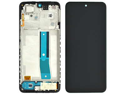 [XMRN11DSNO] Xiaomi Redmi Note 11 LCD + Touchscreen + Frame + Switch Tasti Laterali Black **Vers. 4G 2201117TY**