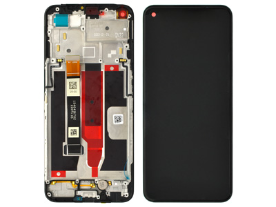 [RL085GDSON] Realme 8 5G LCD + Touchscreen + Frame + Switch Tasti Laterali Black