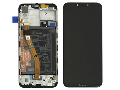 [HN00PLDSON] Honor Honor Play LCD + Touch + Frame + Altoparlante + Batteria + Vibrazione + Switch Tasti Lat. Nero