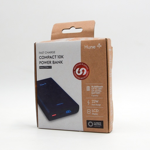 [7798397481122] Hune Halcon - W10 PowerBank 10.000mAh 20W "Magnetico" (15W Wireless) Input/Output: Type-C