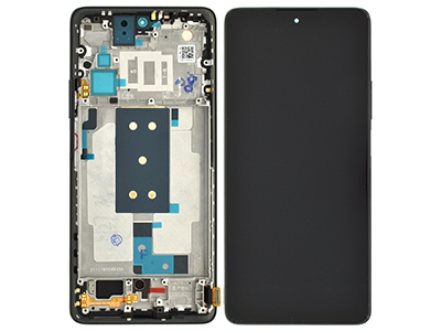 [XM011TDSNC] Xiaomi 11T 5G LCD + Touch screen + Frame + Tasto Volume Meteorite Gray