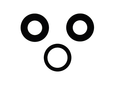 [IP011PVCC] Apple iPhone 11 Pro Vetrino Camera + Adesivo Kit 3 Camere