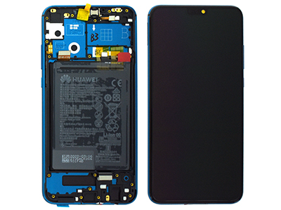 [HN09XLDSOV] Honor 9X LITE LCD + Touchscreen + Frame + Batteria + Altoparlante + Tasti Laterali Verde