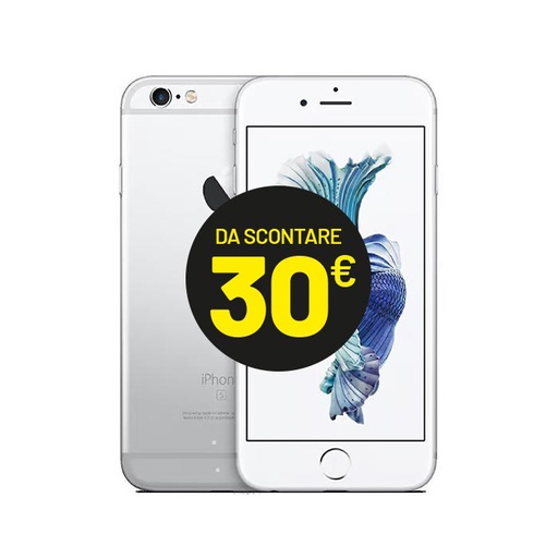 [APPIP632RGNT31] Apple iPhone 6 (32 GB) Argento - Grado Estetico: Buono - Batteria Nuova