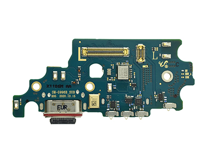 [SGS21PCRO] Samsung Galaxy S21 Plus Sub Board + Plug In + Microfono + Lettore Sim