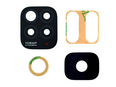 [XRN11SVCC] Xiaomi Redmi Note 11S 4G Vetrino Camera Posteriore + Adesivo Kit 2 pz.