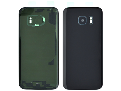 [SG00S7BCNC] Samsung Galaxy S7 Cover Batteria + Vetrino Camera Nero No Logo