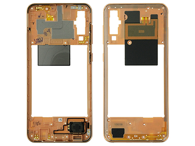 [SG0A50BCAO] Samsung Galaxy A50 Rear Cover + Suoneria + Antenna + Tasti Laterali Arancio