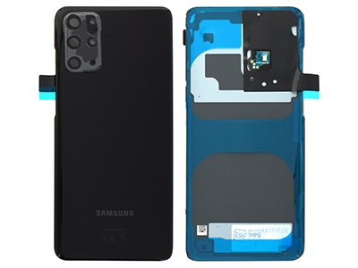 [SGS20P5BCNO] Samsung Galaxy S20 Plus 5G Cover Batteria in vetro + Vetrino Camera + Microfono Nero