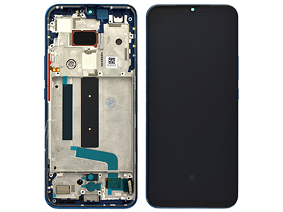 [XMM10LDSCB] Xiaomi MI 10 Lite LCD + Touch screen + Frame + Tasti Laterali Blu