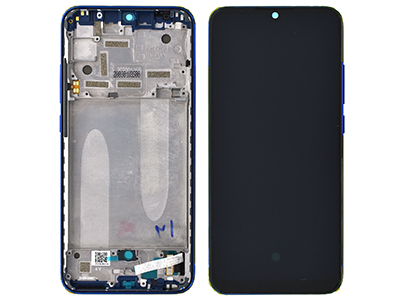 [XMMIA3DSON] Xiaomi MI A3 LCD + Touchscreen + Frame + Tasti Laterali Blue